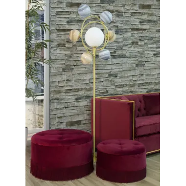 LAMPA PODŁOGOWA UNIVERSO 80x50x195 cm
